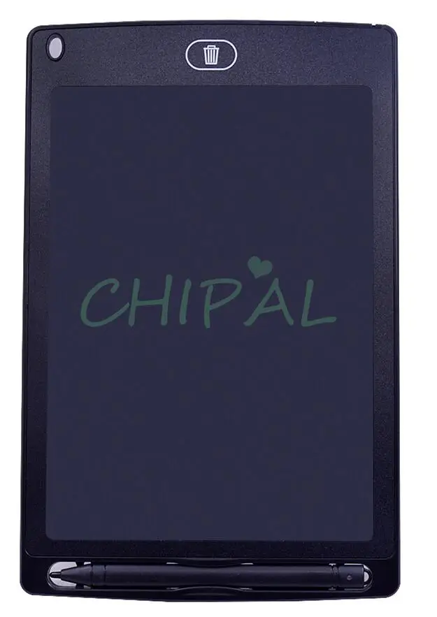 CHIPAL игрушки для рисования ЖК-планшет для письма стираемый планшет электронный безбумажный ЖК-планшет для рукописного ввода детская письменная доска подарки для детей - Цвет: Black Digital Tablet