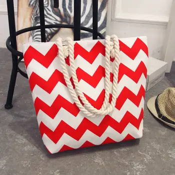 

New fashion print large capacity women's Tote canvas shoulder bag multi-function casual handbag