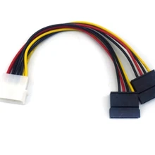 SATA кабель питания разделен на два последовательных кабеля питания IDE Большой четырехъядерный D-4P SATA, серийный выпуск кабеля