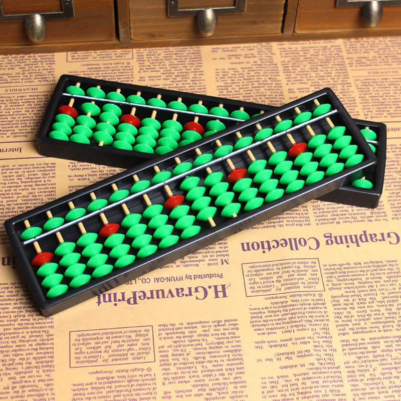 Пластиковый Abacus арифметические счеты соробан 15 цифр детские математические