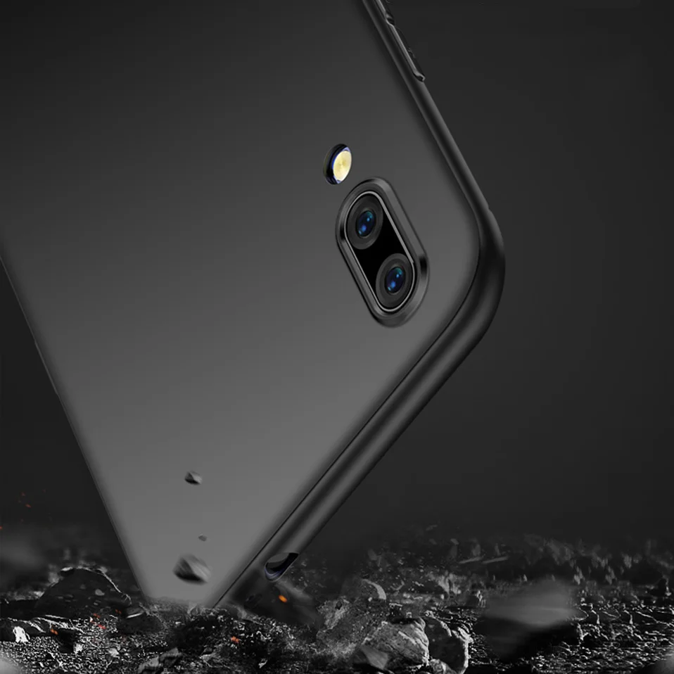 Новый роскошный Тонкий силиконовый чехол для huawei Nova 3 2 S plus черный мягкий матовый