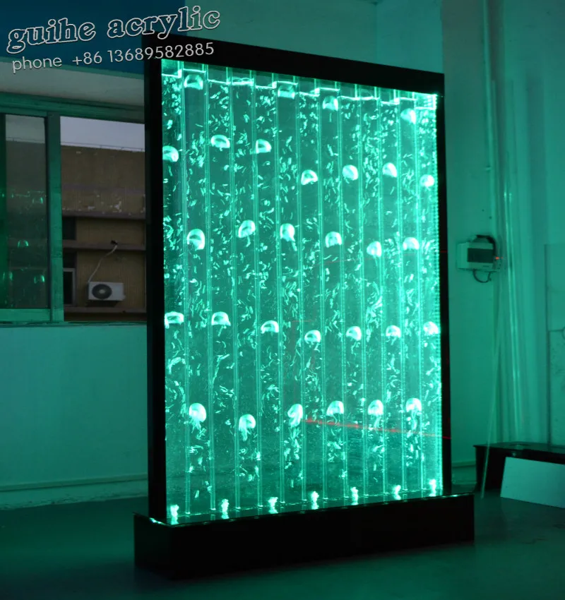 Ancho de fábrica 100 * altura 180 CM pared LED de agua con varias opciones de burbujas habitación decorada, Hotel, restaurante, cafetería, oficina, tienda Ancho de fábrica 100 * altura 180 CM pared LED de agua con varias opciones de burbujas habitación decorada, Hotel, restaurante, cafetería, oficina, tienda