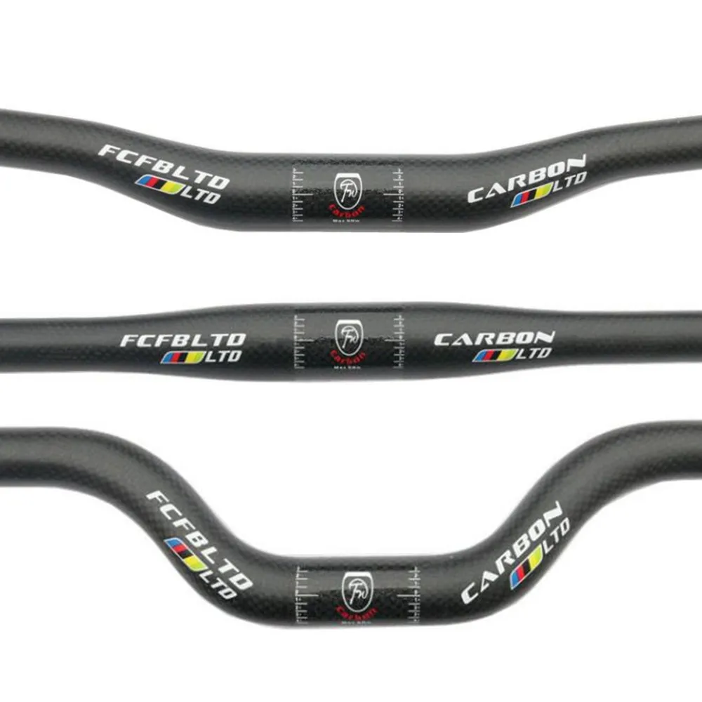 

FCFB carbon handlebar BMX mountain handlebar flat bar rise bar nice bar size 25.4mm 31.8MM mountain bike parts