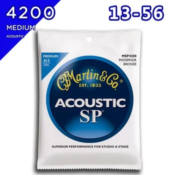 

MartinGuitar MSP4200 Acoustic Guitar String Phosphor Bronze, Medium, 013-056