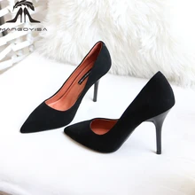 Pointed High Heels/Women's Pumps Are Designed For Elegant Fashion Women To Work And Made Of Genuine Leather 2019 MANGOYISA Pointed High Heels/Women's Pumps Are Designed For Elegant Fashion Women To Work And Made Of Genuine Leather 2019 MANGOYISA