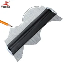 6 дюймов Форма контур датчик дубликатор duplo и металлический профиль датчик в клеточку измерены в ненатянутом ламинат Плитки край инструмент для маркировки для копирования нерегулярные Форма s