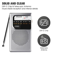 926 мини портативный FM/AM радио передатчик и приемник Высокое качество динамик и 3,5 мм наушники порт Профессиональный радио плеер