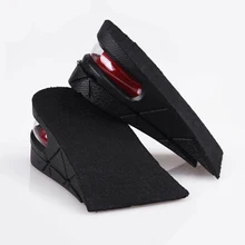 5 см Por кроссовки на воздушной подушке Регулируемая Высота Увеличение стельки лифт супинаторы высокая обувь колодки 2-Слои Фирменная Новинка