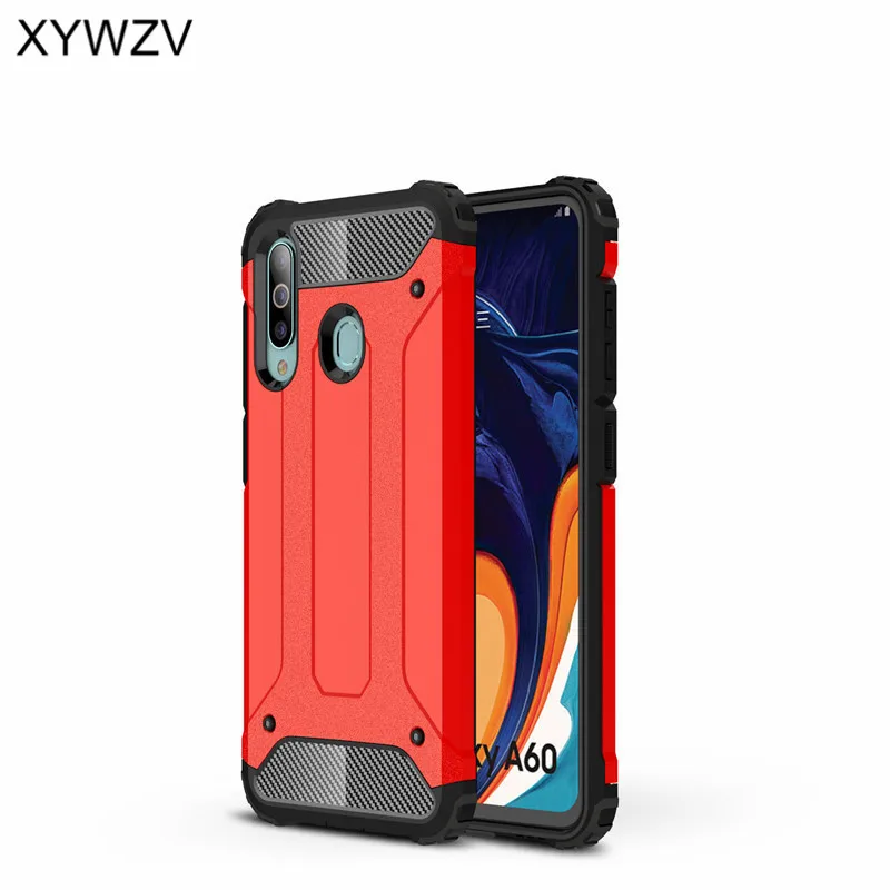 For Samsung Galaxy A60 Case Shockproof Armor Soft Silicone Rubber Hard PC Case For Samsung Galaxy A60 Back Cover For Samsung A60