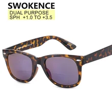 SWOKENCE двойного назначения очки для чтения солнцезащитные очки для рыбалки Dioptre+ 1,0 до+ 3,5 мужские и женские высококлассные очки для пресбиопического R166