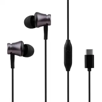 

Xiaomi Piston 3 Earphones USB Type-C Millet Noise Canceling Headphones Headset with Mic for Xiaomi Mi 6/8 Huawei In-ear Earphone