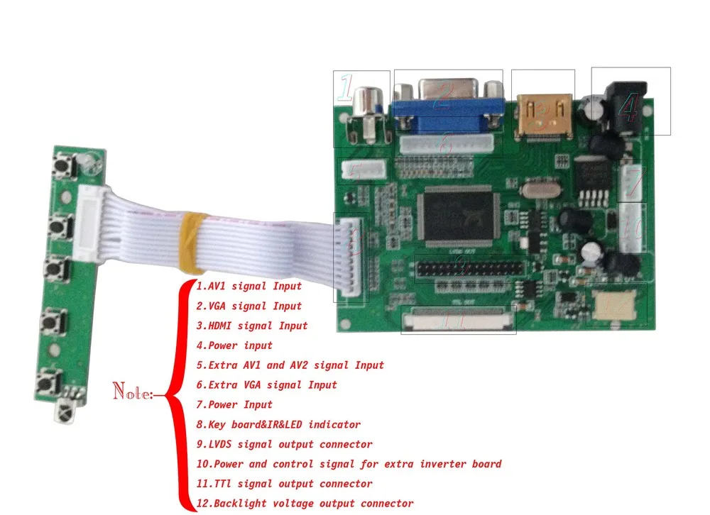 tontec 7 inch lcd touch screen free sample