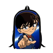 4 brand cartoon anime Detective Conan mens backpacks school bags for teenagers military printing backpack kids backpack