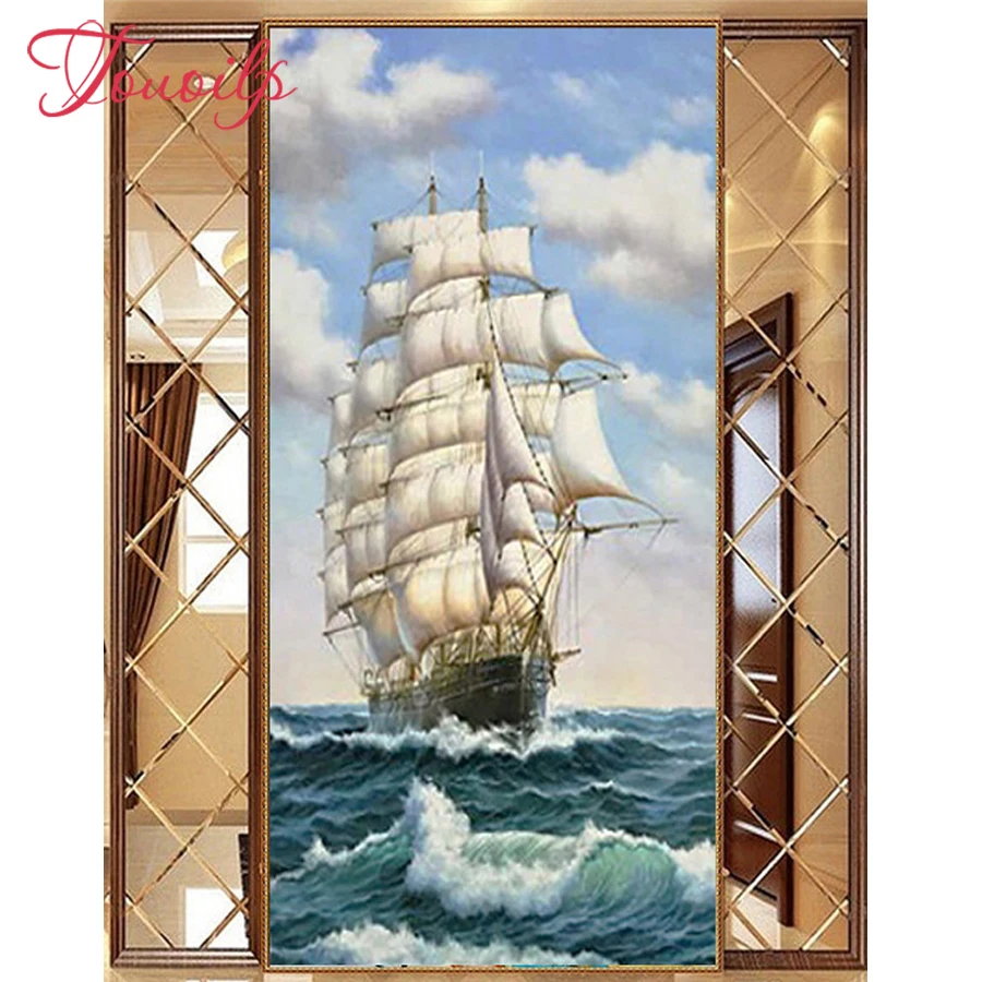 5D DIY Diamond embroidery Cross Christian Religion Scenic Full Square