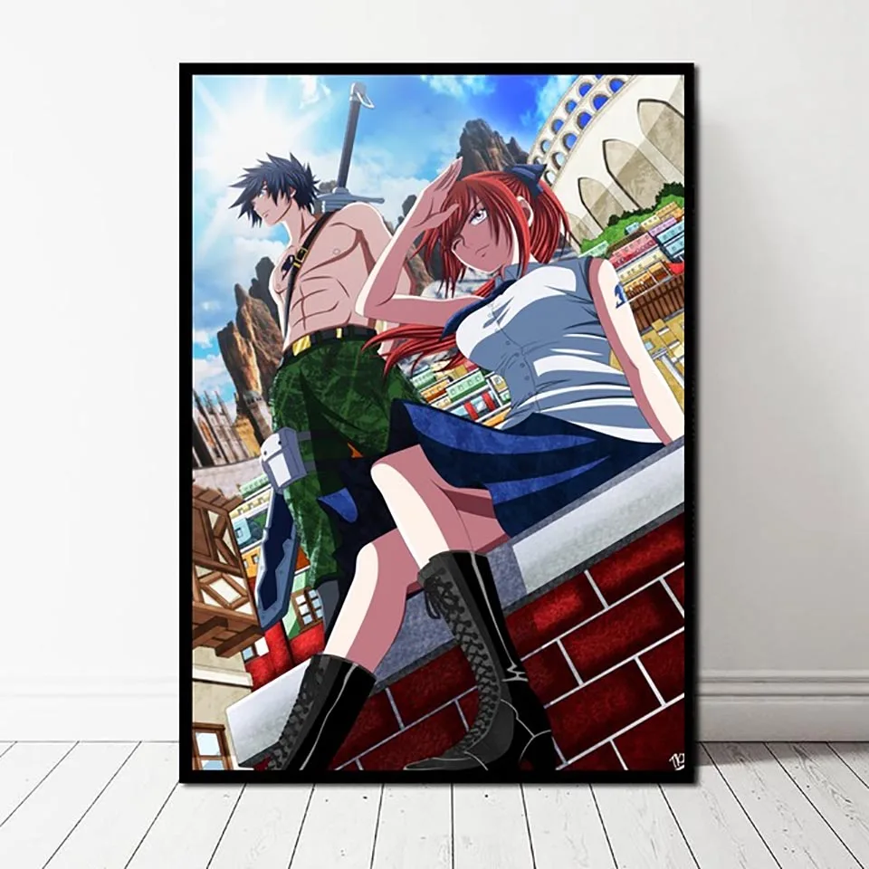 

Cross Stitch Painting 5D Diamond Home Decor Fairy Tail Anime Picture Embroidery Pattern Wall Sticker Mosaic Full Square Drill