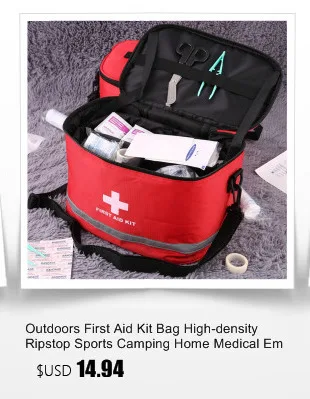 OUTAD открытый кемпинг аптечка сумка переносная Аварийная сумка спасательный чехол ударный крест символ для пеших прогулок/путешествий