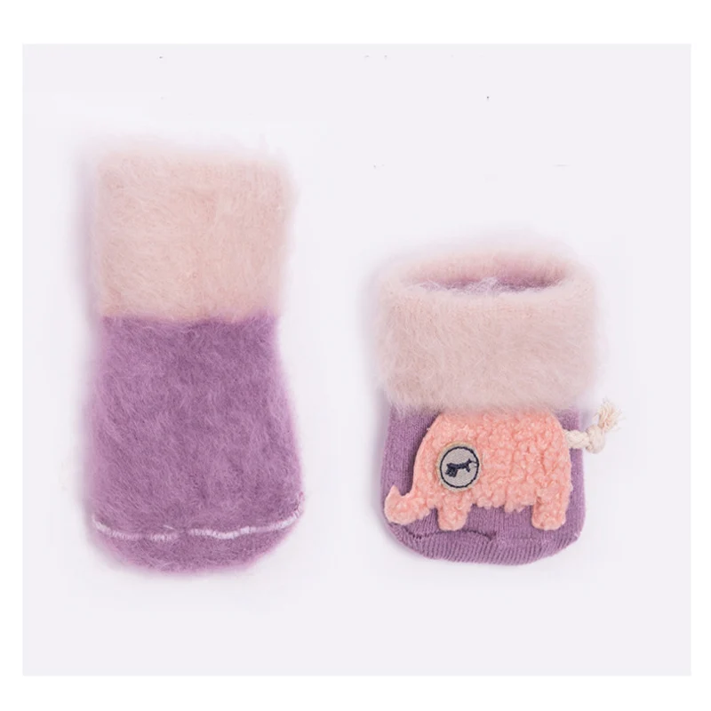 Baby Terry Socks Warm Winter Thick Newborn Cotton Boys Girls Cute Toddler Socks Infant Animal Funny Sock