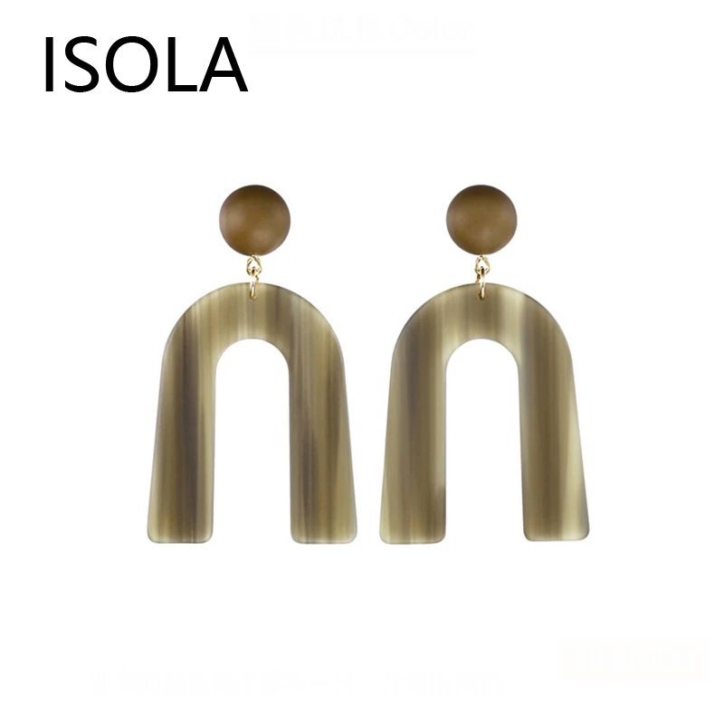 Buy ISOLA Upside Down U Shape Statement Dangle