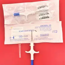 200 шт FDX-B 1,4*8 мм WS Rfid ветеринарный шприц-транспондер для чипов животных