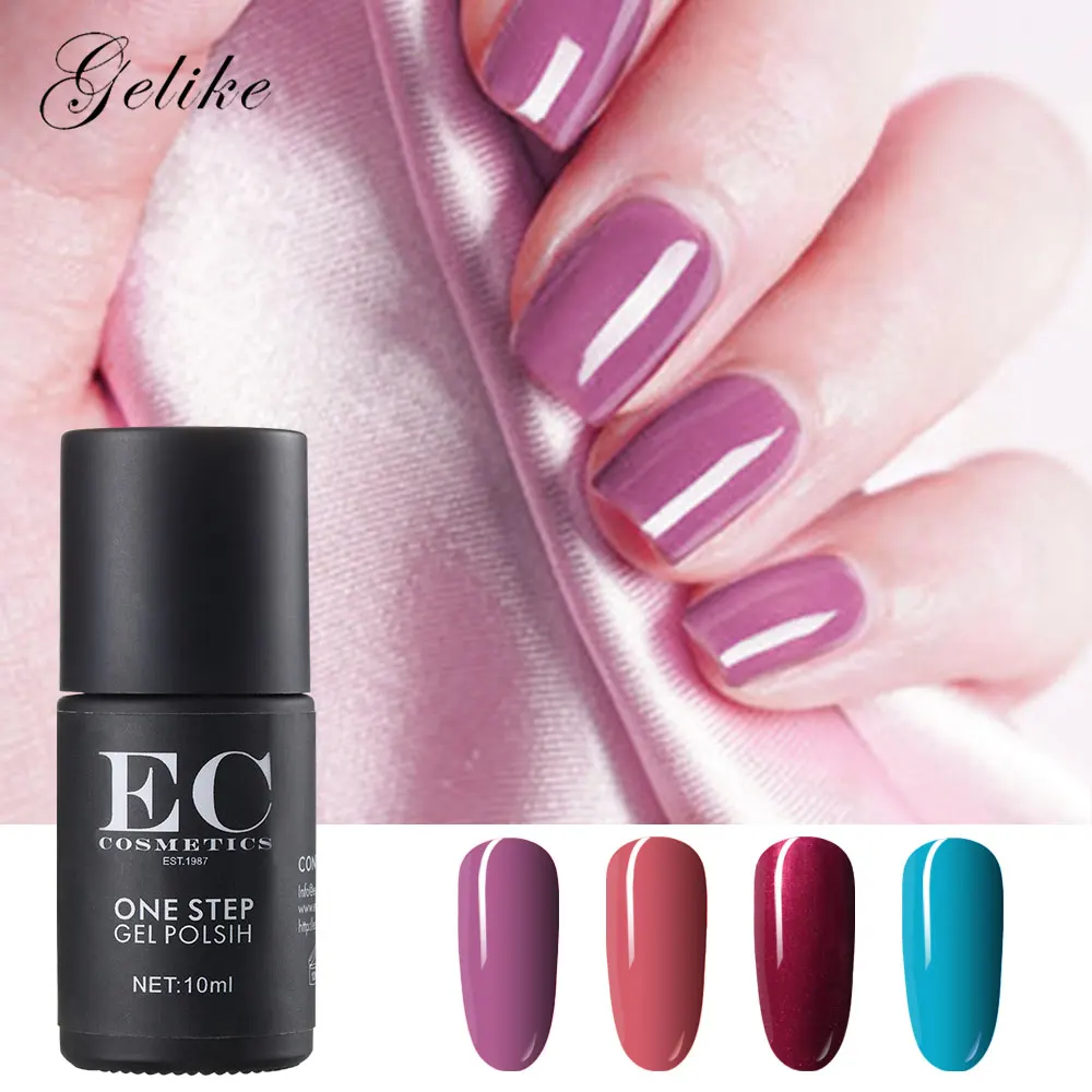 

Gelike UV LED One Step Gel 10ML Polish Gel Nail Polish Gel Polish Nail Art Uv Gel Nail Polish Nail Gel