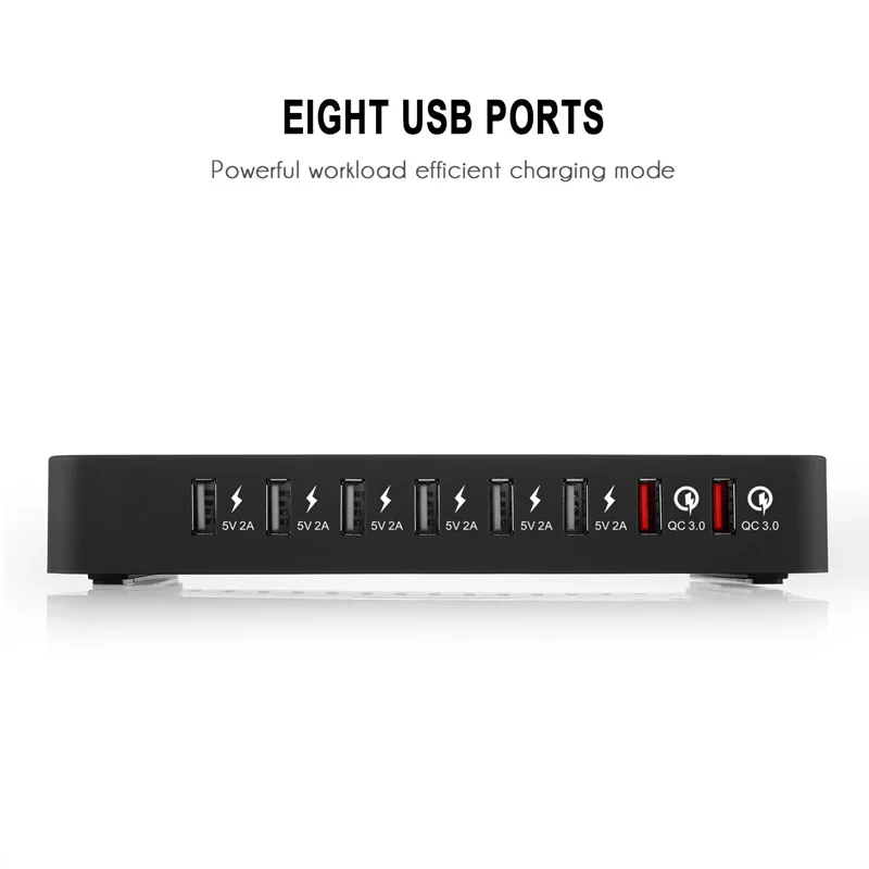 Подставка с несколькими usb портами для Samsung iphone qc3.0 быстрая зарядная станция huawei
