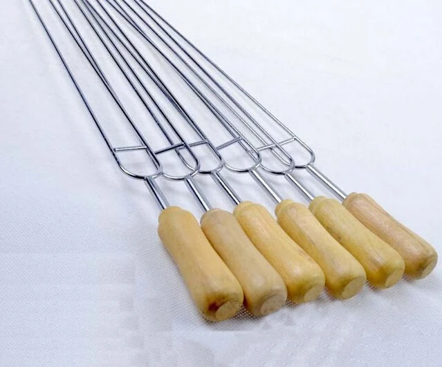 Stainless steel barbecue needles,GaiaBBQ A109, 6 pcs, U Shape BBQ