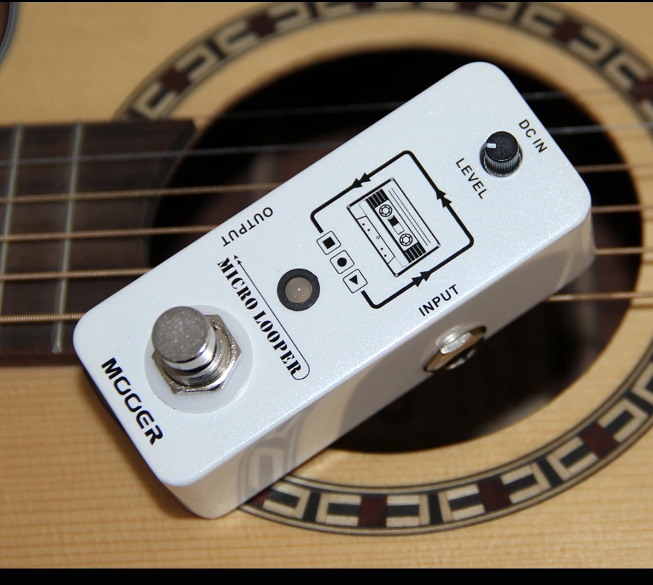 Mooer микро Лупер мини-гитарная педаль эффектов высокое качество звук восстановление гитарная педаль аксессуары для гитары