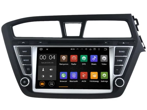 Clearance Android 8.1.0 2GB ram car dvd Audio player FOR HYUNDAI I20 2015 2014 headunit autoradio stereo multimedia bluetooth NAVI GPS 5