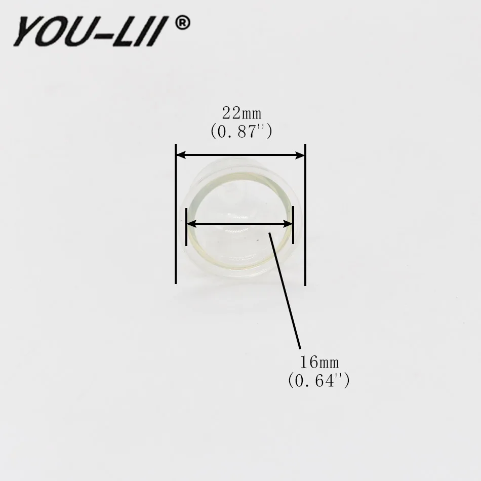 

YOULII Transparent 5PCS 22mm OD Option Fuel Pump Carburetor Primer Bulb Cup For Chainsaws Blower Trimmer Brushcutter
