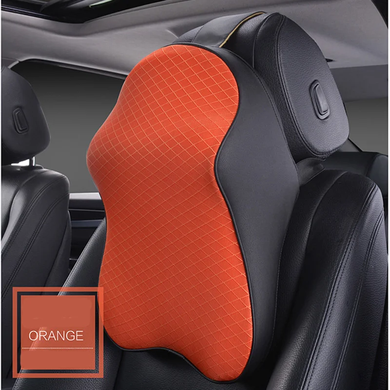 3D Spare Car Headrest Breathable Ice Silk Automobile Neck Supports Cushion For Auto Seat Cover Accessories Car Styling