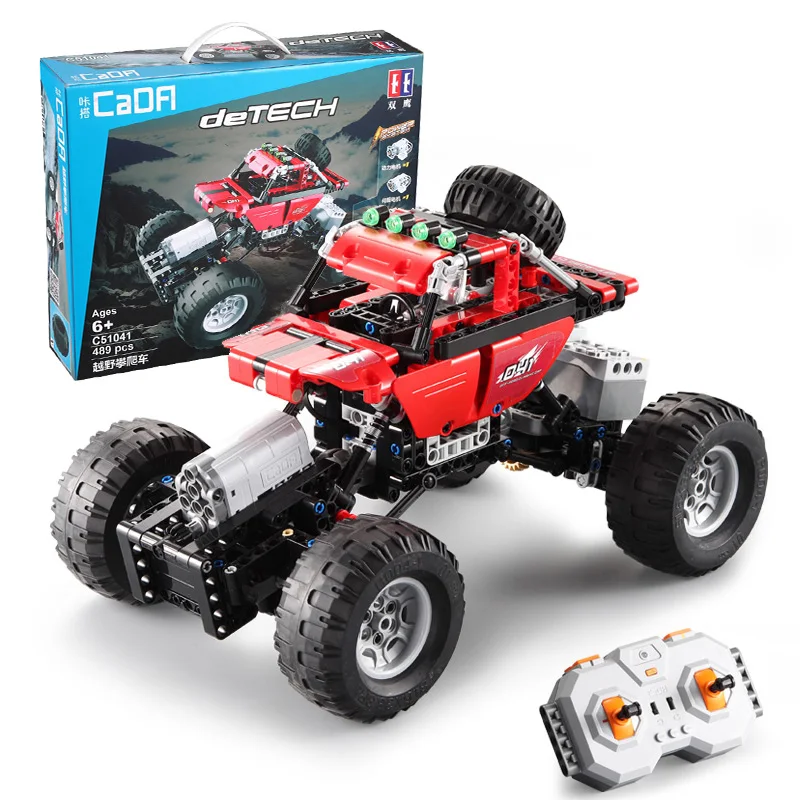 

489pcs Building Blocks Remote Control RC Car The Ultimate All Terrain Off-Road Trucks Compatible Technic Bricks Toy For Children