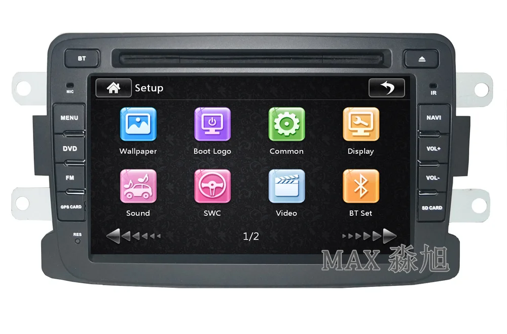 Sale 7" Car DVD Player GPS Navigation System For Renault Duster Sandero Lodgy Dokker 2013 2014 2015 with BT radio 1080p 3G WIFI map 1