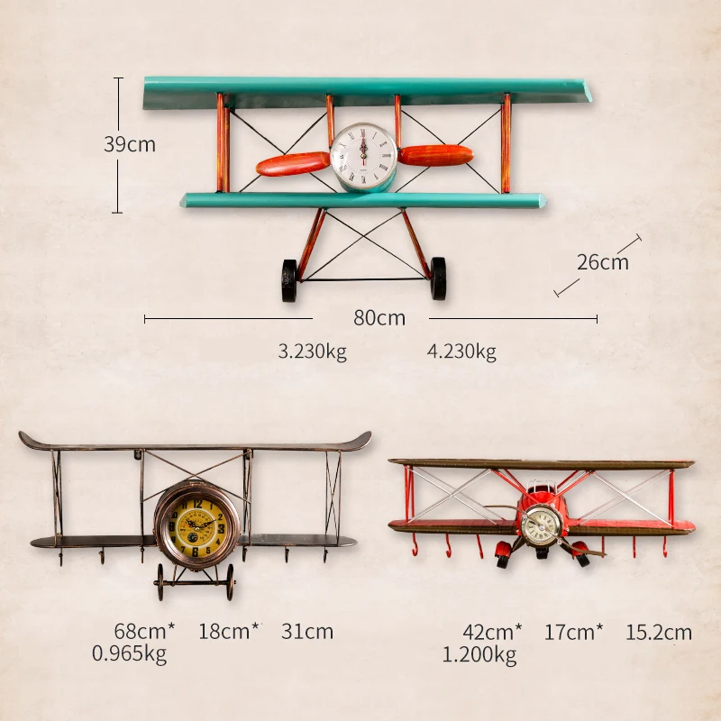 Большие 3d авиационные настенные часы Металлические бесшумные скандинавские часы для домашнего декора Женские винтажные дизайнерские креативные Klok Pow Patrol WZH391