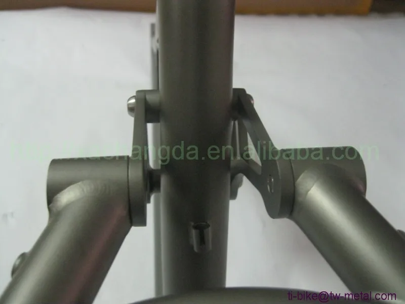Excellent Titanium Sand Blasting Full Suspension Bike Frame Custom Titanium Suspension Bicycle Frames XACD Titanium Bike Frame Suspension 13