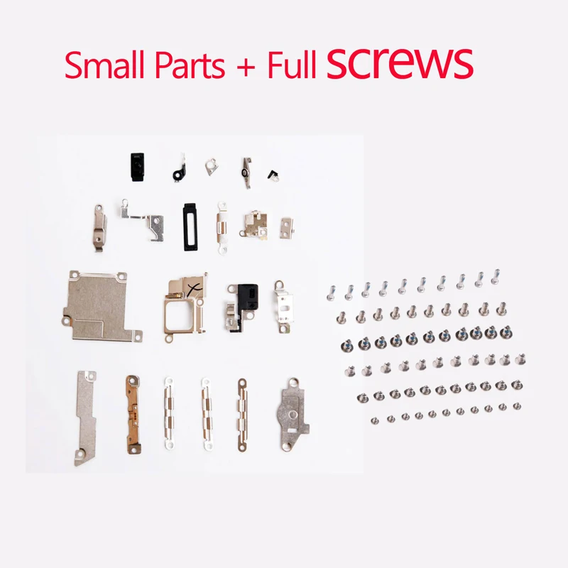 

1set For iPhone 6 5 5s 6s Plus Full screws Accessories Inside lcd screen battery home button Small Metal Holder Bracket Shield