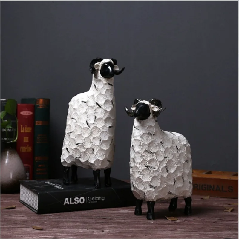 

1Pcs Micro Landscape Sheep Cameo Resin Craft Bonsai Figurines Decoration Jardin Ev Dekorasyon Artificial Fairy Garden Miniatures