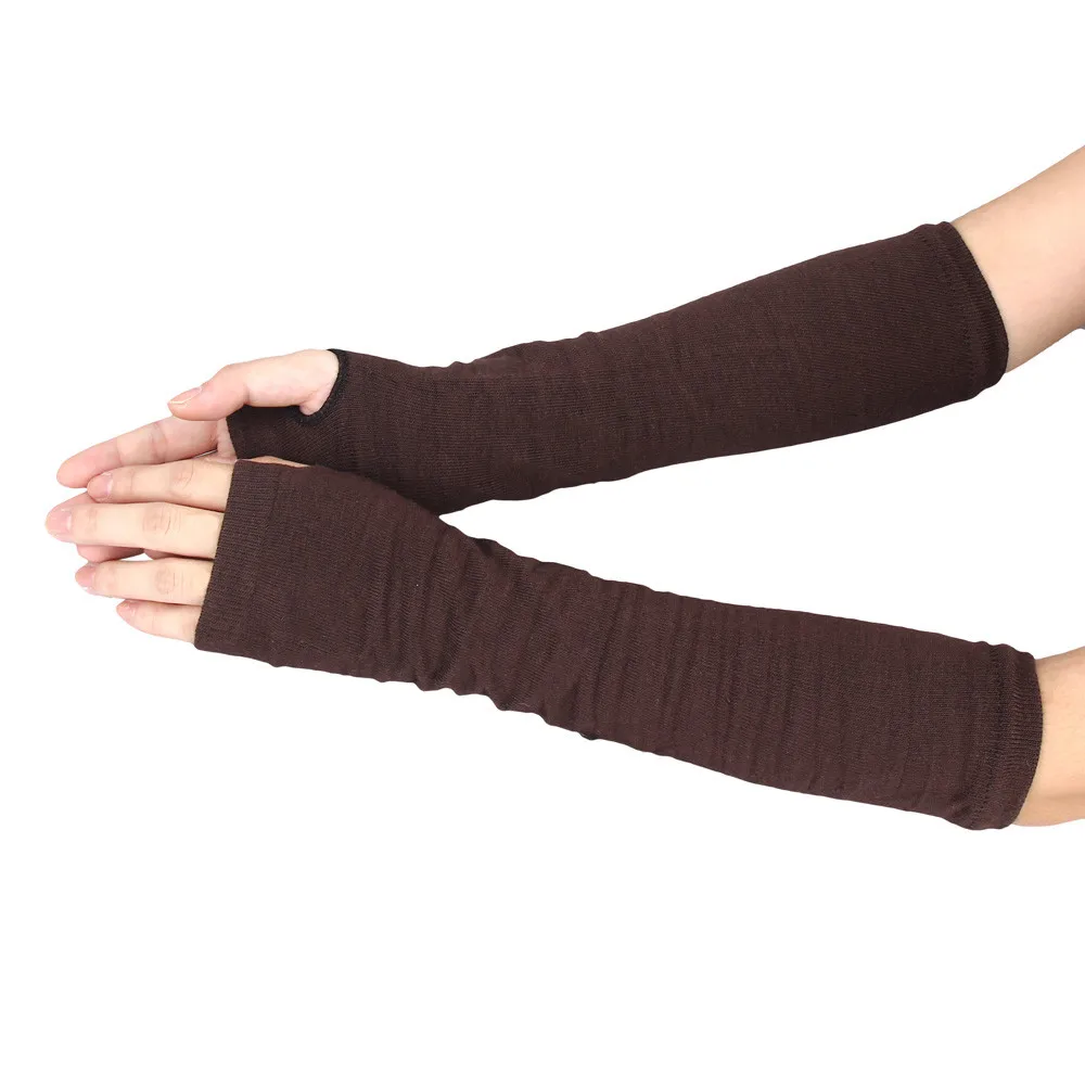 KANCOOLD перчатки женские зимние наручные руки теплые вязаные длинные перчатки без пальцев перчатки высокого качества перчатки женские 2018NOV23