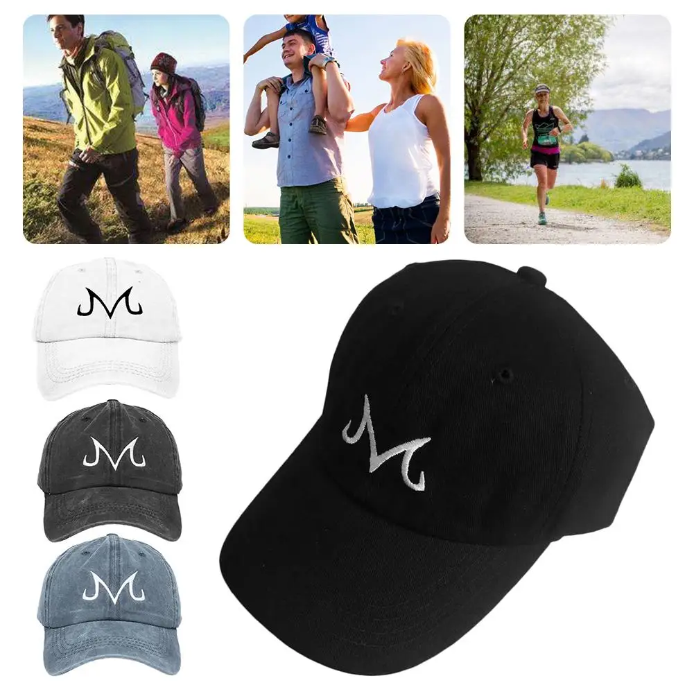 Baseball Cap European and American Retro Old Style Washable Letters Print Visor Sunshade Breathable Hat for Men Women
