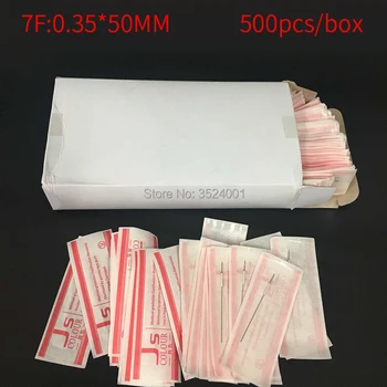 

500PCS Makeup Needles 7F Sterilized Stainless Steel Needles For Eyebrow s free shipping