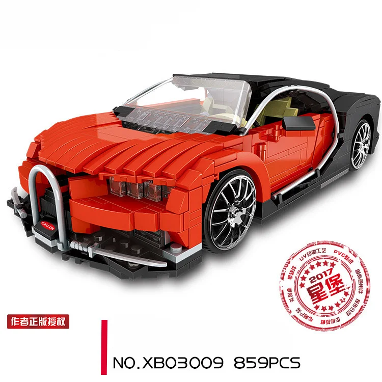 

Xingbao Building Blocks 03009 Self-Locking Bricks MOC Technic Series The Gallon Supercar Lepinings Toys Model Clone LP
