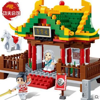 

Banbao 6609 Chinese Kungfu 338 pcs Building Block Sets Educational DIY Bricks Toys