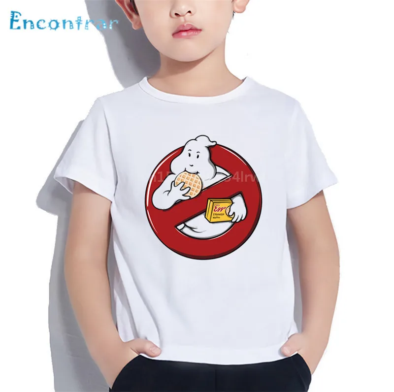 camisa do bebê dos desenhos animados da cópia de ghostbuster da velha escola crianças camisa estadia puft engraçado roupas verão