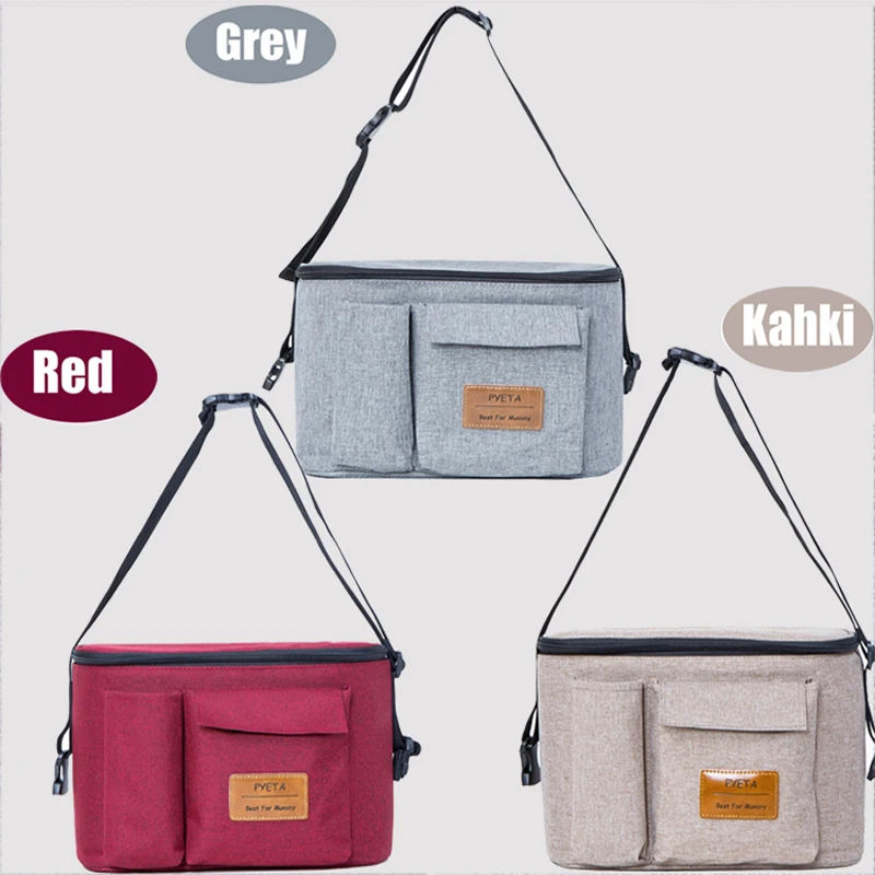 Сумка для подгузников детских вещей сумка органайзер коляски мамы дорожная