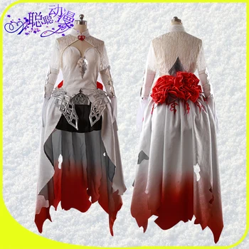 

Anime Hot Game SINoALICE Snow White Dress Cosplay Costumes Full Sets Dress+Cape A