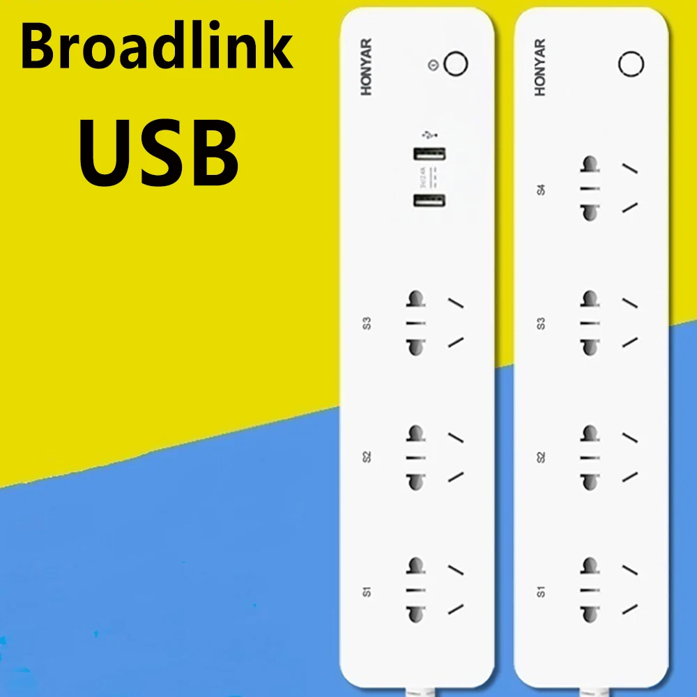 Умная штепсельная розетка Broadlink DNA HONYAR Wi Fi пульт дистанционного управления