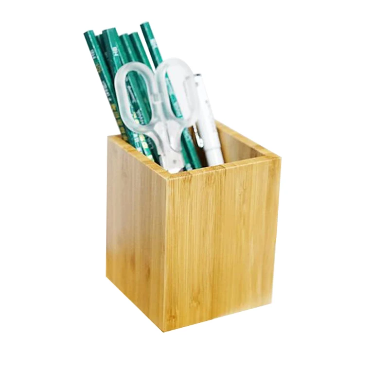 Деревянный держатель для ручек квадратной формы в японском стиле|pen holder|wooden pen