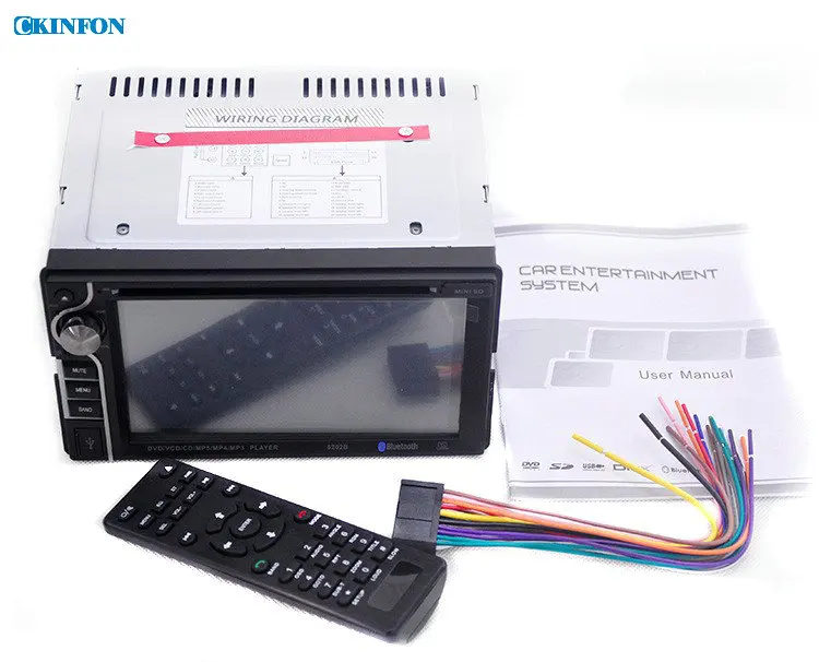 Sale (Wholesale) 20 PCS 2 DIN 6.2 inch Portable Car DVD Player +Touch Screen + Wireless Bluetooth Radio Stereo + Remote Control 16 Sale (Wholesale) 20 PCS 2 DIN 6.2 inch Portable Car DVD Player +Touch Screen + Wireless Bluetooth Radio Stereo + Remote Control 16