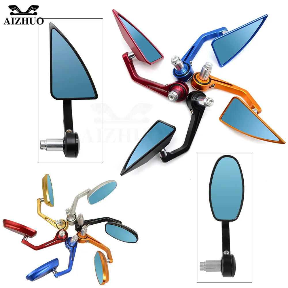 Universal 22MM  Rear View Mirrors Handle Bar End Mirror FOR YAMAHA V-MAX R6S CANADA VERSION R6S EUROPE VERSION MT-25