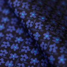 145 см широкая модная жаккардовая парча высококачественная одежда с маленькими цветами модное ветровка платье из жаккардовой ткани