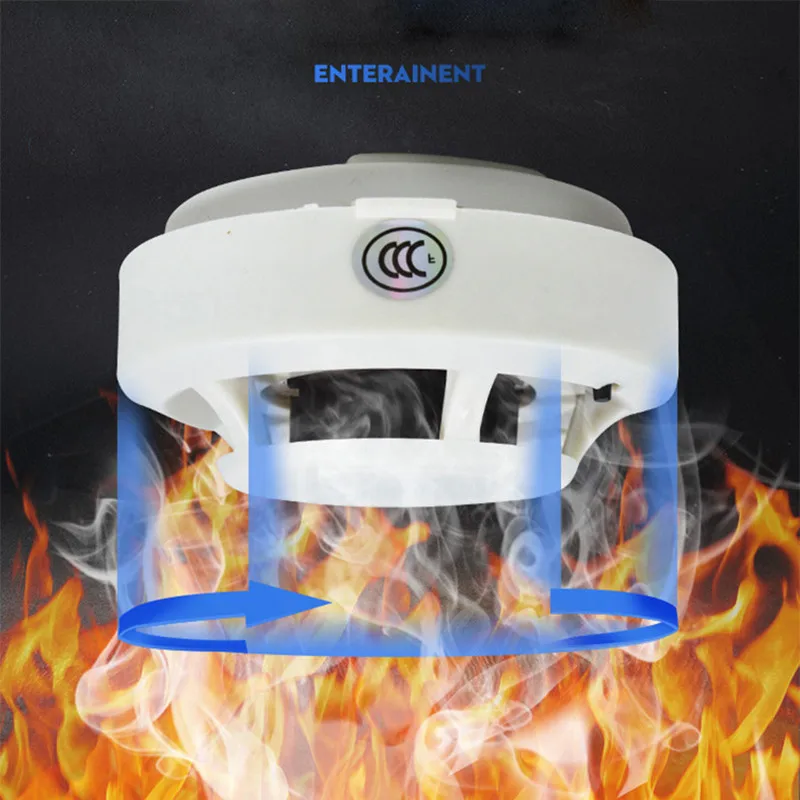 

Wireless Smoke Detector Sensor Fire Alarm 10-Year Extended Battery Life Home Security Wireless Alarm Sensor Fire Equipment
